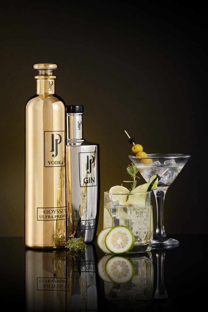 fotógrafo de botellas